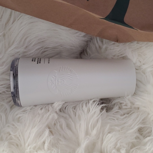 NWT Starbucks Pearlescent white Tumbler - Picture 2 of 7